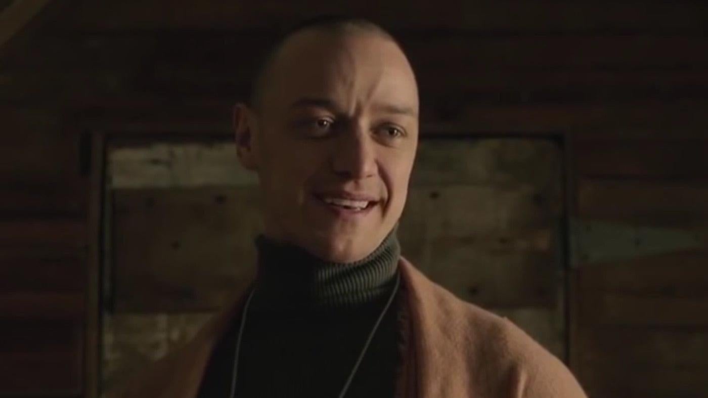 James McAvoy played someone with multiple personalities in Split. (Photo: Universal Pictures)