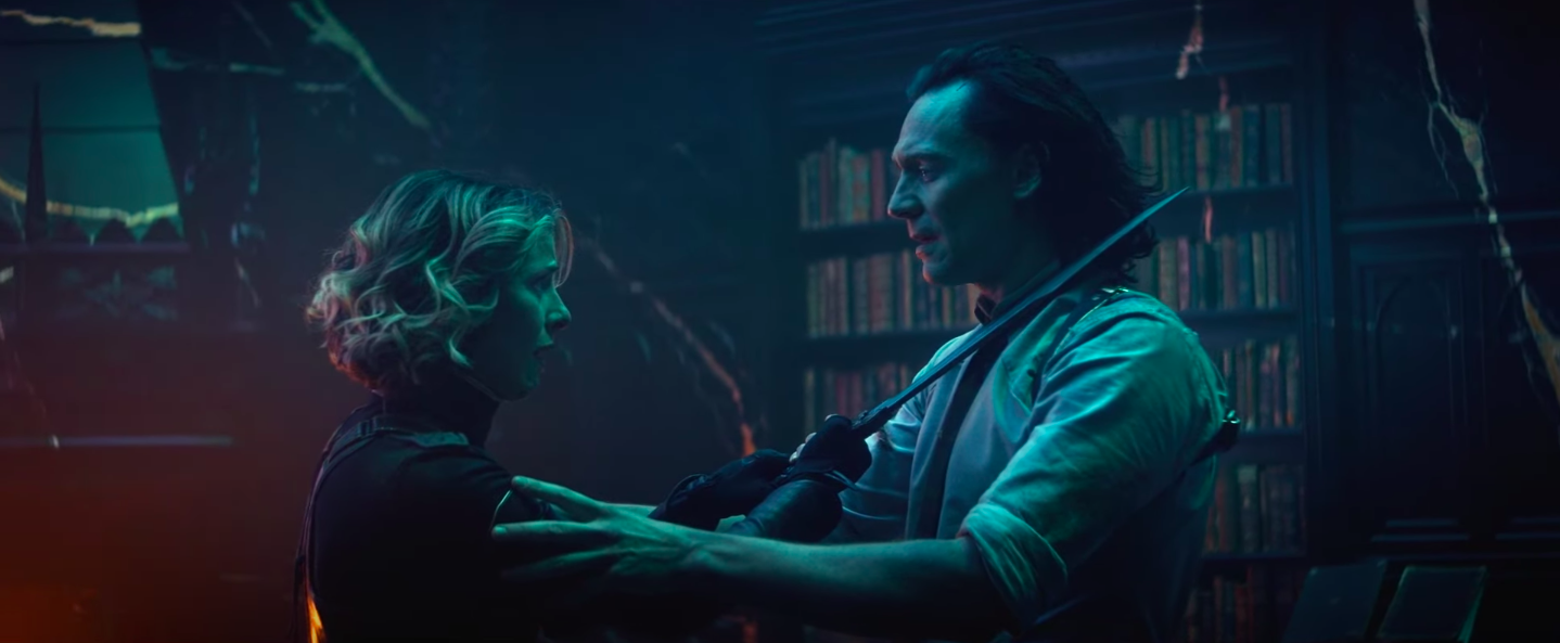 Loki imploring Sylvie not to kill He Who Remains. (Screenshot: Disney+/Marvel)