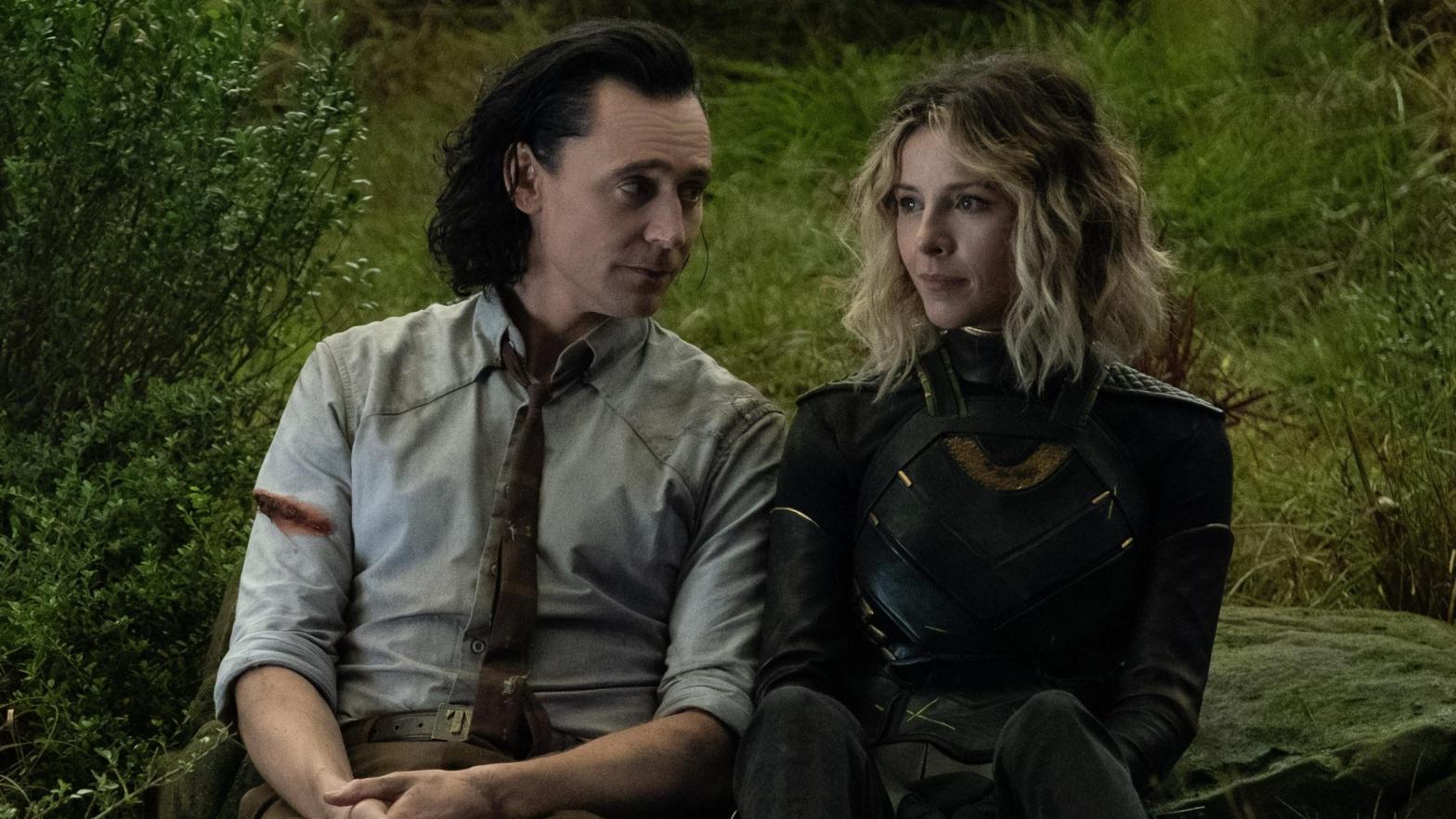 Loki and Sylvie sharing a moment. (Image: Disney+/Marvel)