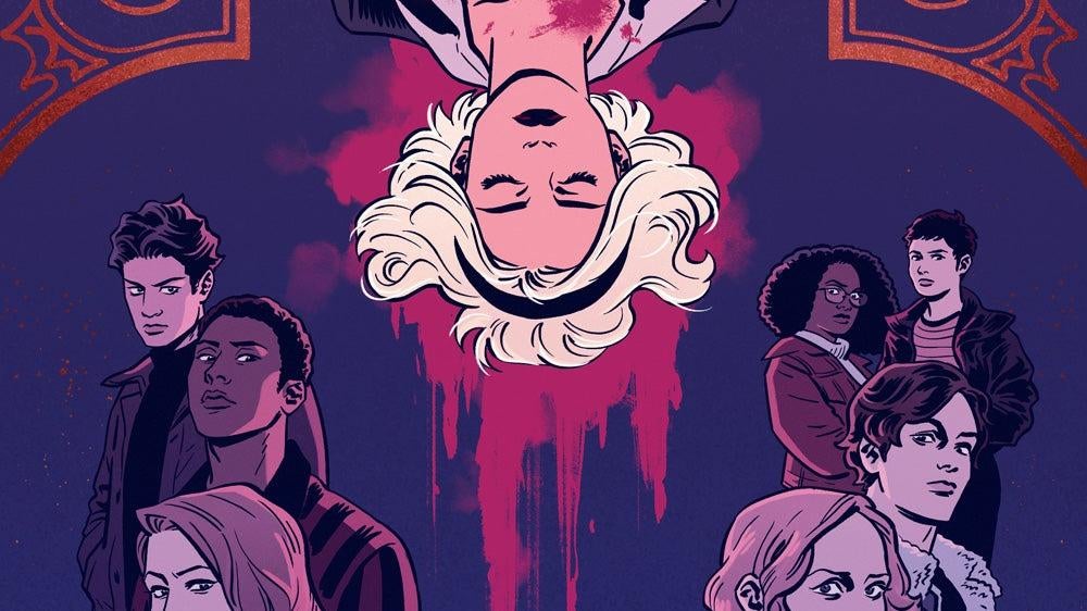 A section of the cover art from The Occult World of Sabrina. (Image: Archie Comics)