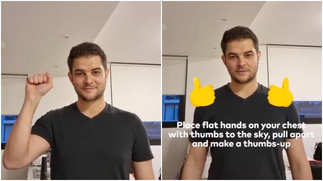 Optus Just Launched A New TikTok Filter That Teaches You Basic Auslan Sign Language