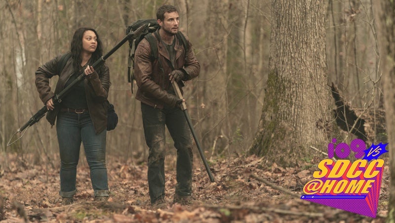 Aliyah Royale and Nico Tortorella of AMC's The Walking Dead: World Beyond. (Photo: AMC)