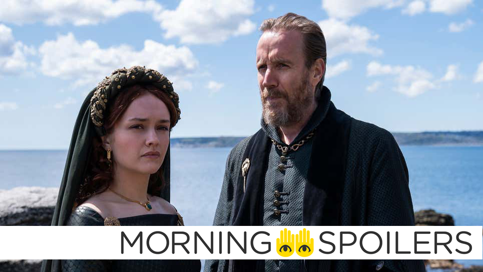 Olivia Cooke as Alicent Hightower and Rhys Ifans as Otto Hightower. (Photo: HBO)