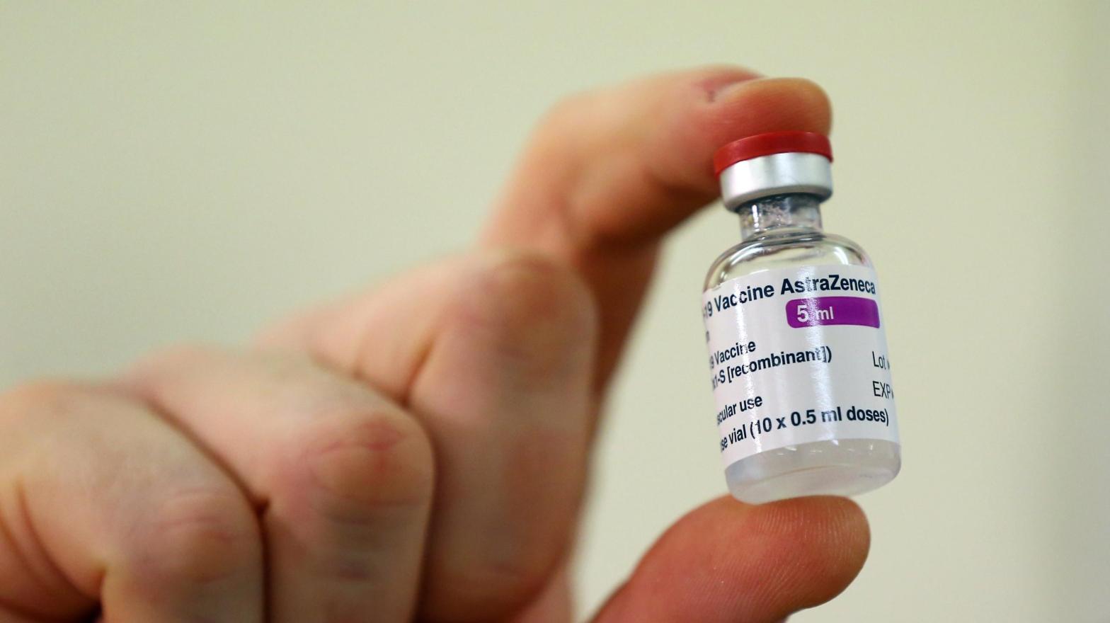 A vial of the Oxford University/AstraZeneca Covid-19 vaccine (Photo: Gareth Fuller/AFP, Getty Images)