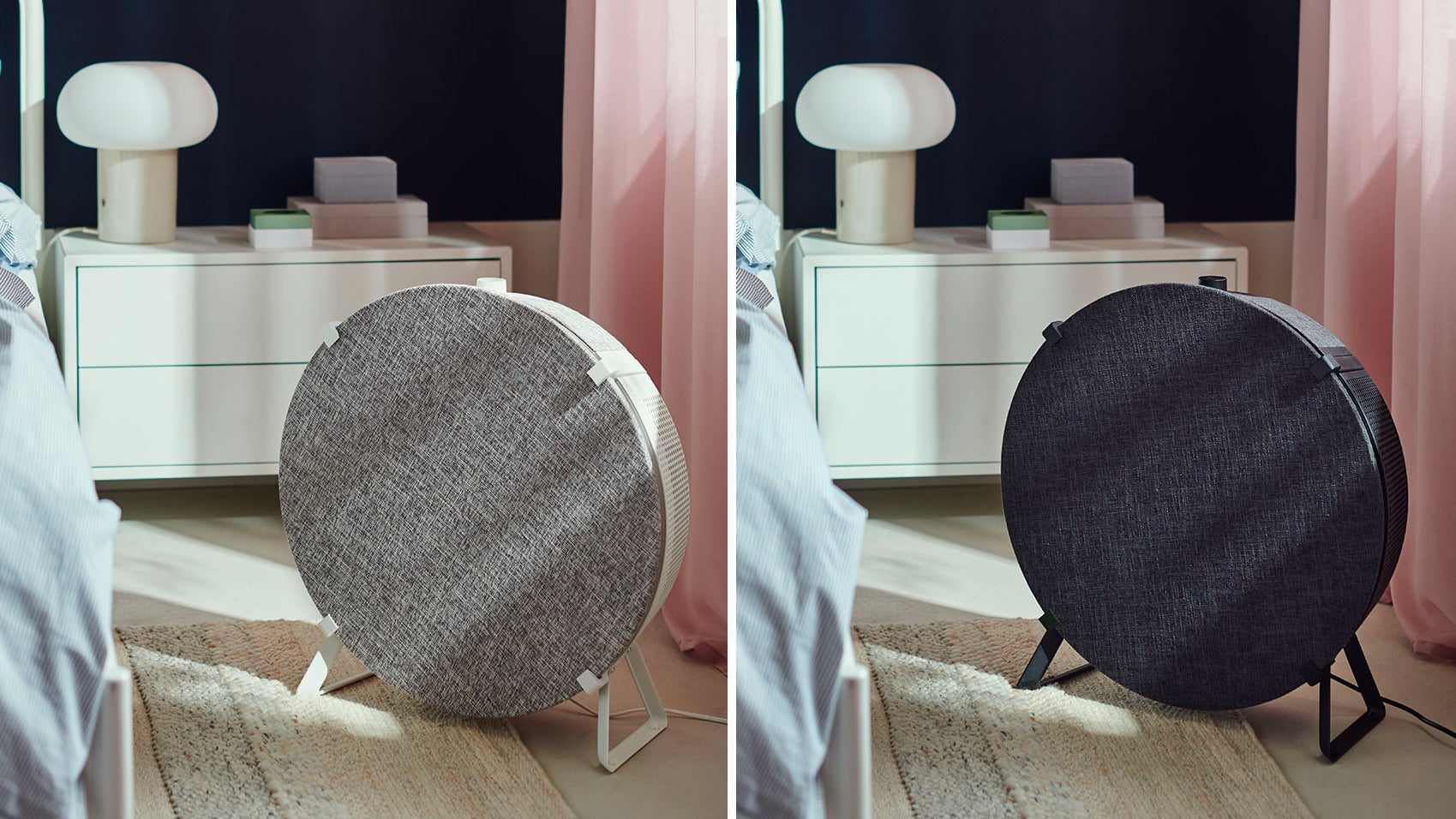 The standalone version of the Starkvind looks like an abandoned kick drum, but does have a smaller footprint than the side table model. (Image: IKEA)