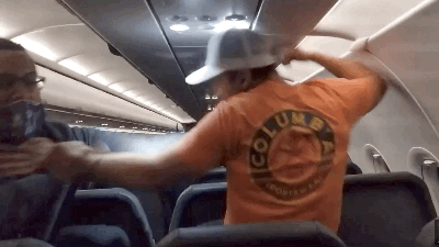 Man Taped To Seat After Groping Two Flight Attendants And Punching Another