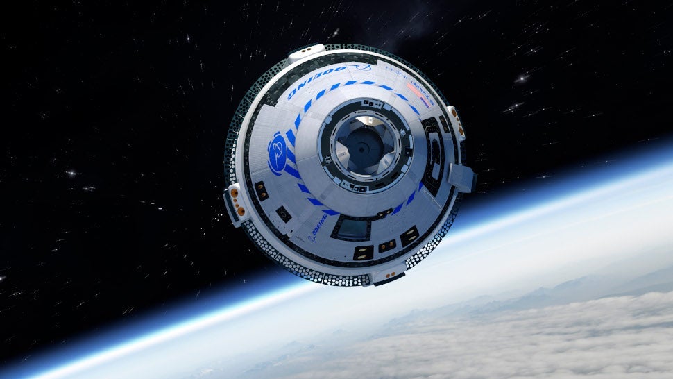 Artist's illustration of Boeing's CST-100 Starliner spacecraft in orbit. (Image: Boeing)