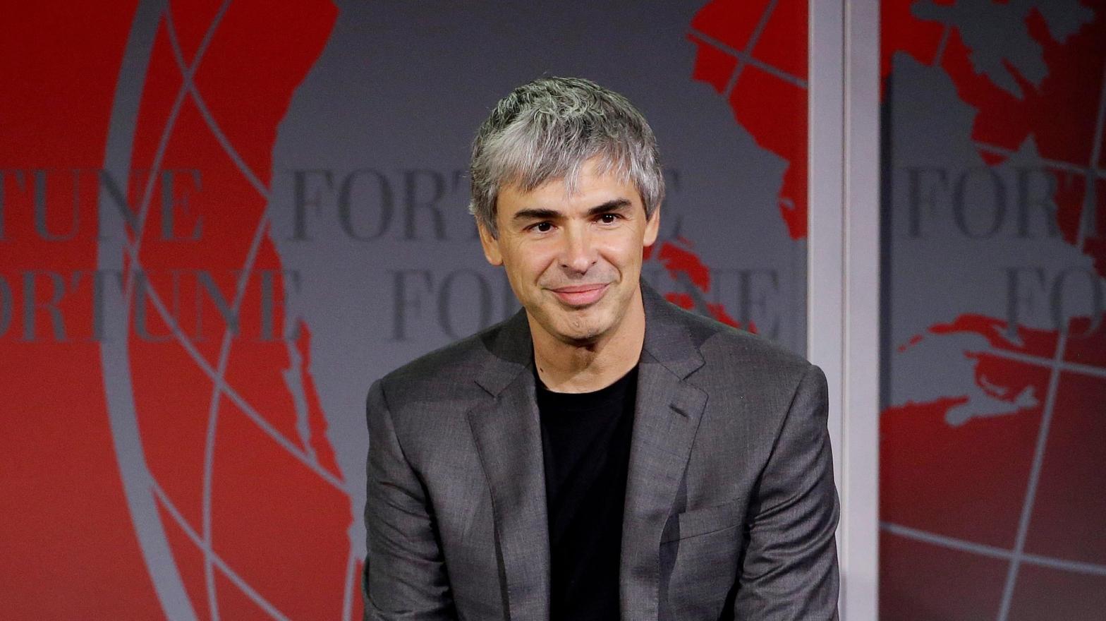 Larry Page speaks at the Fortune Global Forum in San Francisco on Nov. 2, 2015. (Photo: Jeff Chiu, AP)