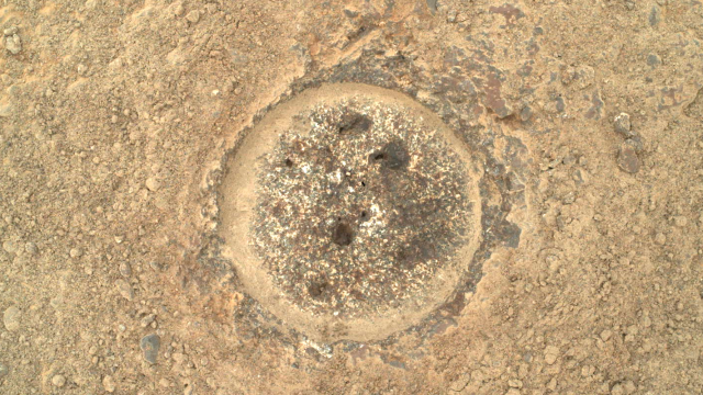 Perseverance Collects Its First Rock Sample on Mars
