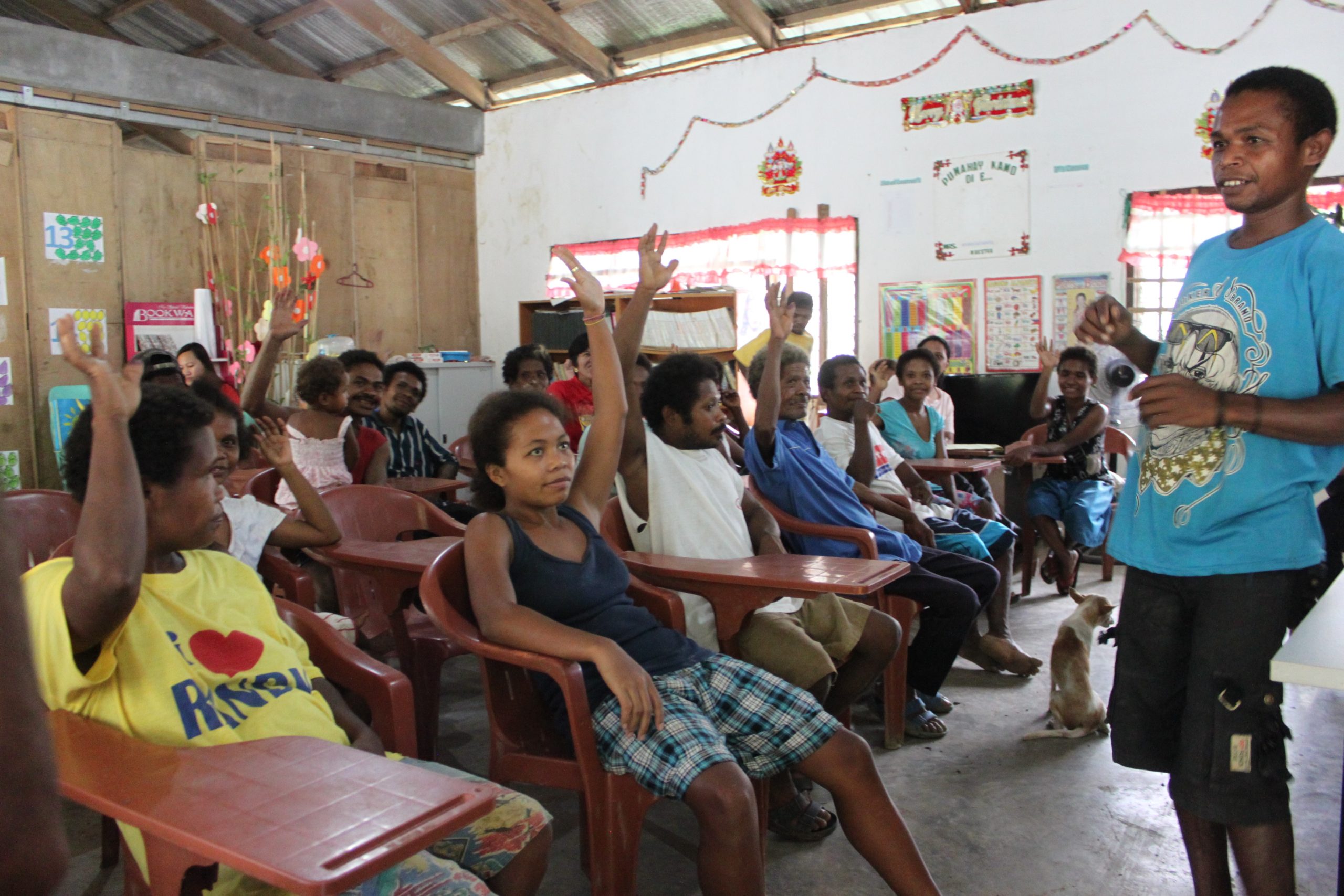 Community assembly with a Negrito ethnic group in Luzon Island, Philippines. (Image: Ophelia Persson)