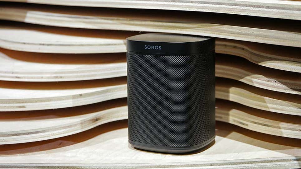 Imagine your Sonos speaker doing a little dance tonight for its little victory.  (Photo: Sam Rutherford / Gizmodo)
