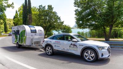 This Camper Has A Clever Solution To The Problem Of Towing Trailers With An EV