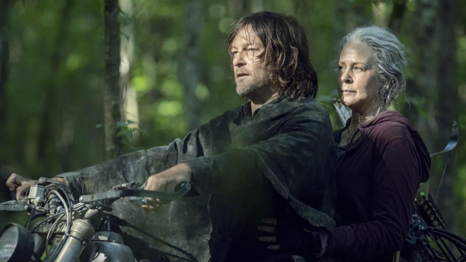 Carol and Daryl sitting in a tree, K-I-L-L-I-N-G. (Photo: AMC)