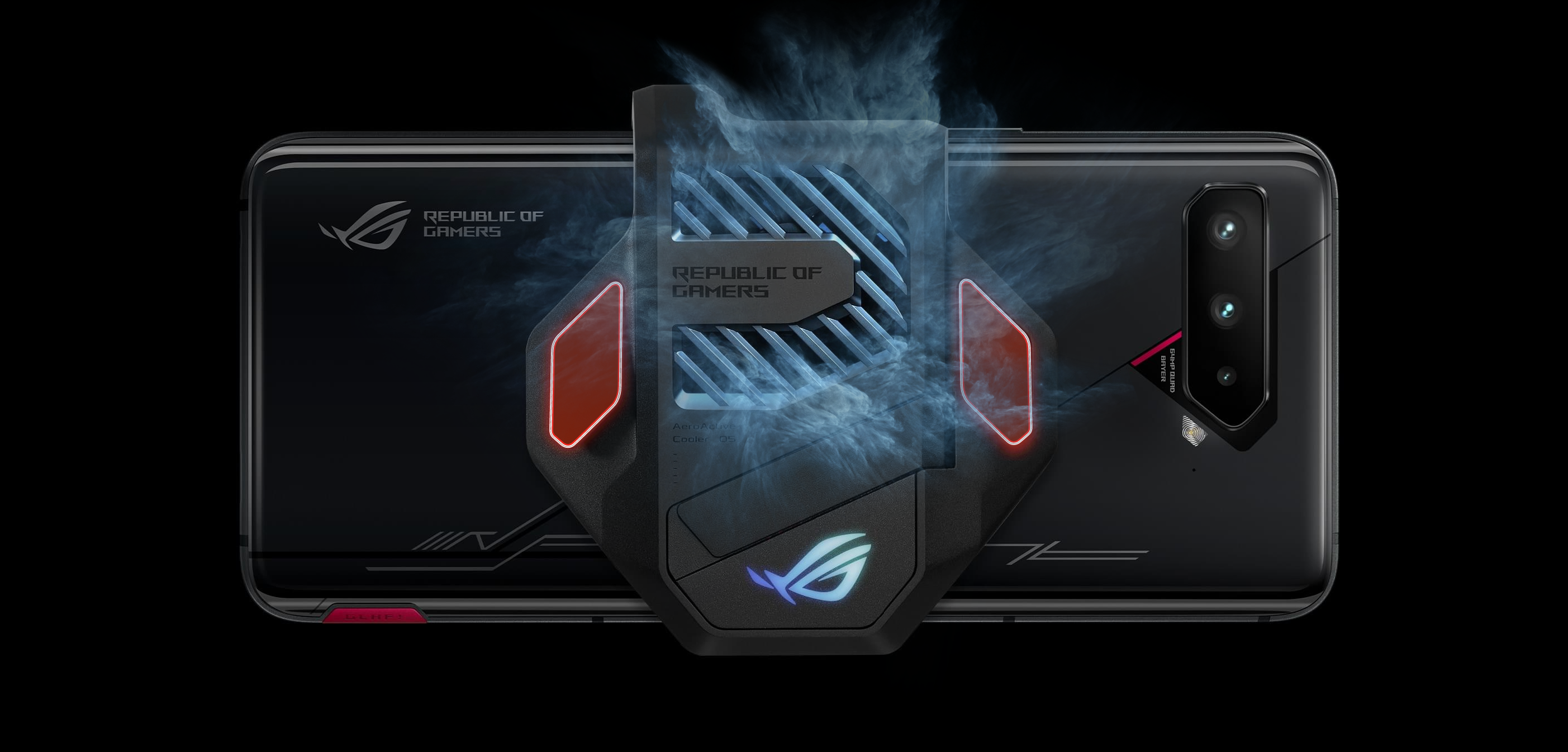 In case you're concerned with thermal throttling, Asus also makes a fan add-on to help cool the back of the ROG Phone 5s.  (Image: Asus)