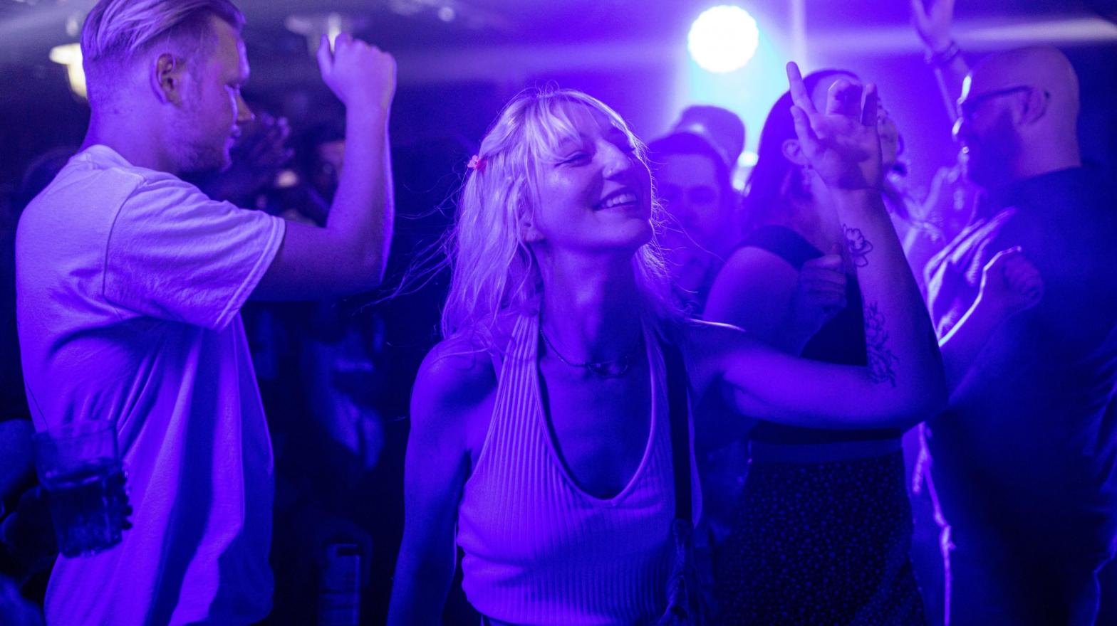 People dancing at Egg London nightclub in the early hours of July 19, 2021 in London, England. (Photo: Rob Pinney, Getty Images)