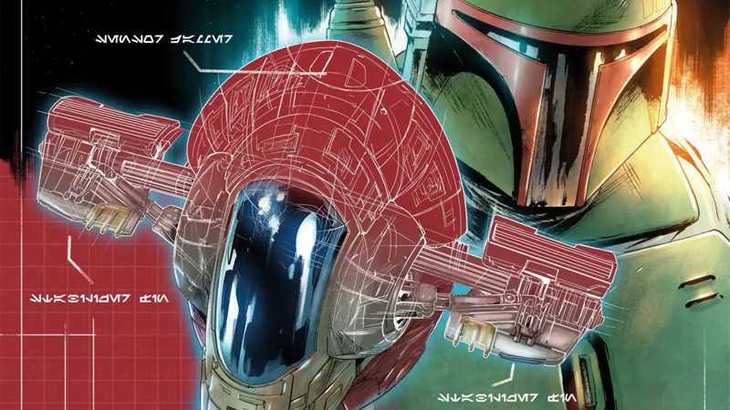 Boba Fett and his starship, they just keep getting in trouble for all the wrong reasons lately. (Image: Paolo Villanelli/Marvel Comics)