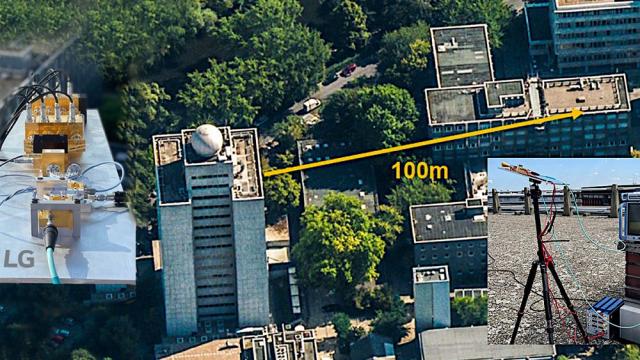 Researchers Just Set a New Distance Record for 6G Transmissions: a Building Next Door