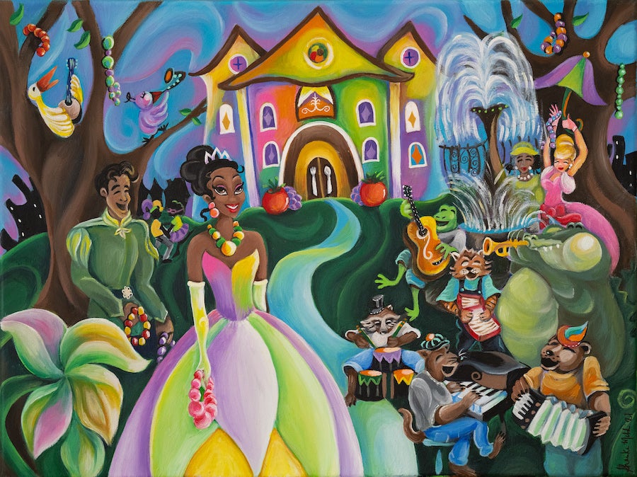 Inspirational work by New Orleans-based artist Sharika Mahdi. (Image: Disney Parks)