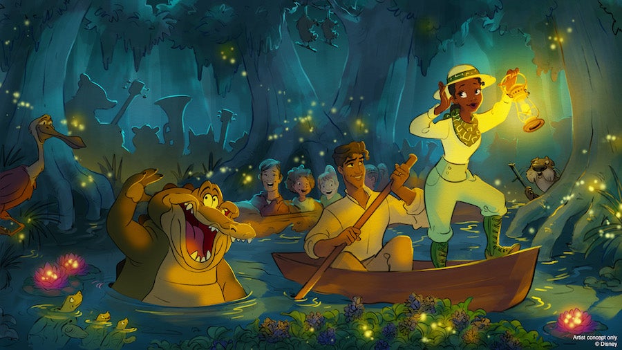 Tiana and pals are ready to get the party started. (Image: Disney Parks)