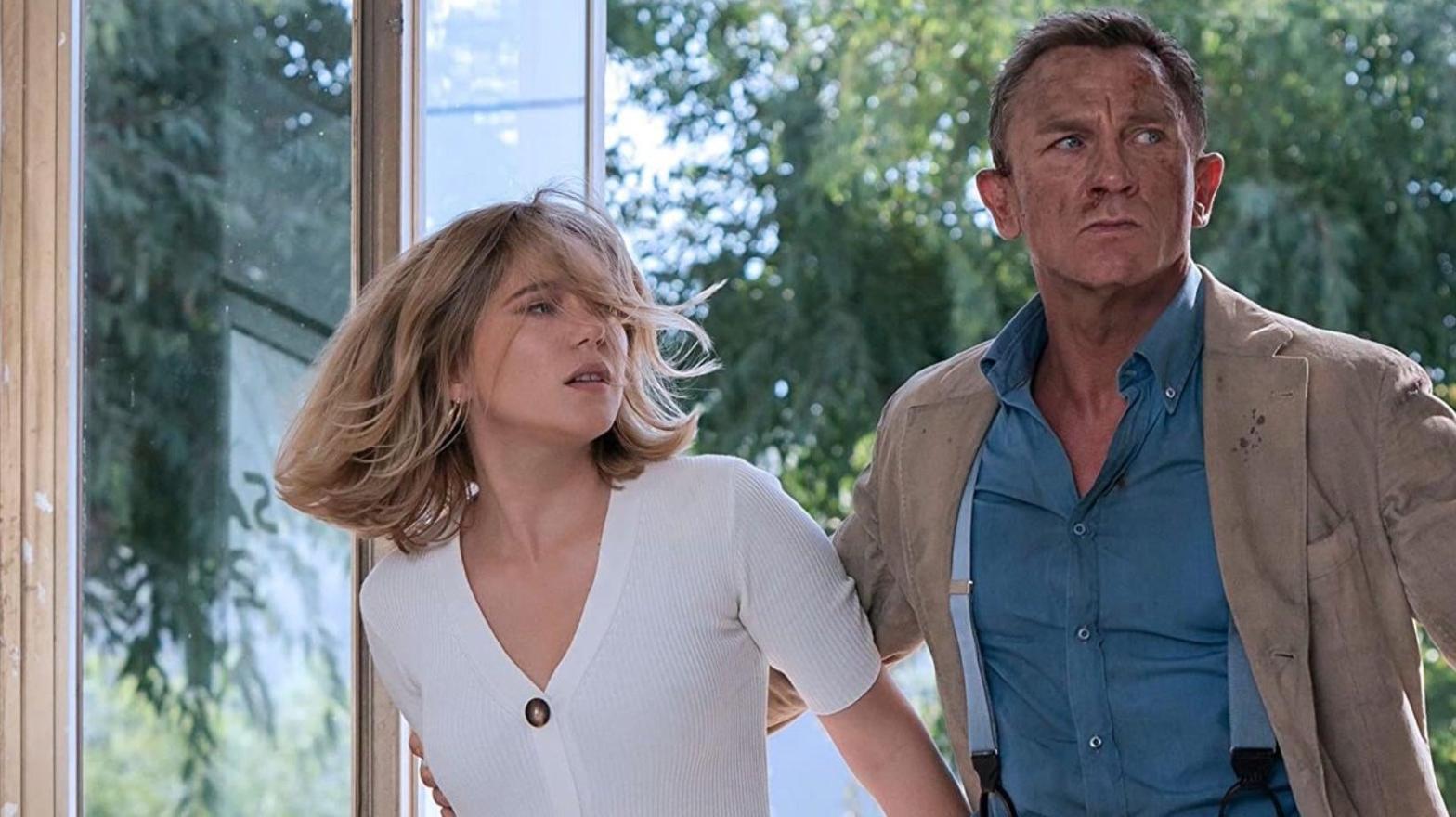 Léa Seydoux and Daniel Craig in No Time to Die. (Photo: MGM)