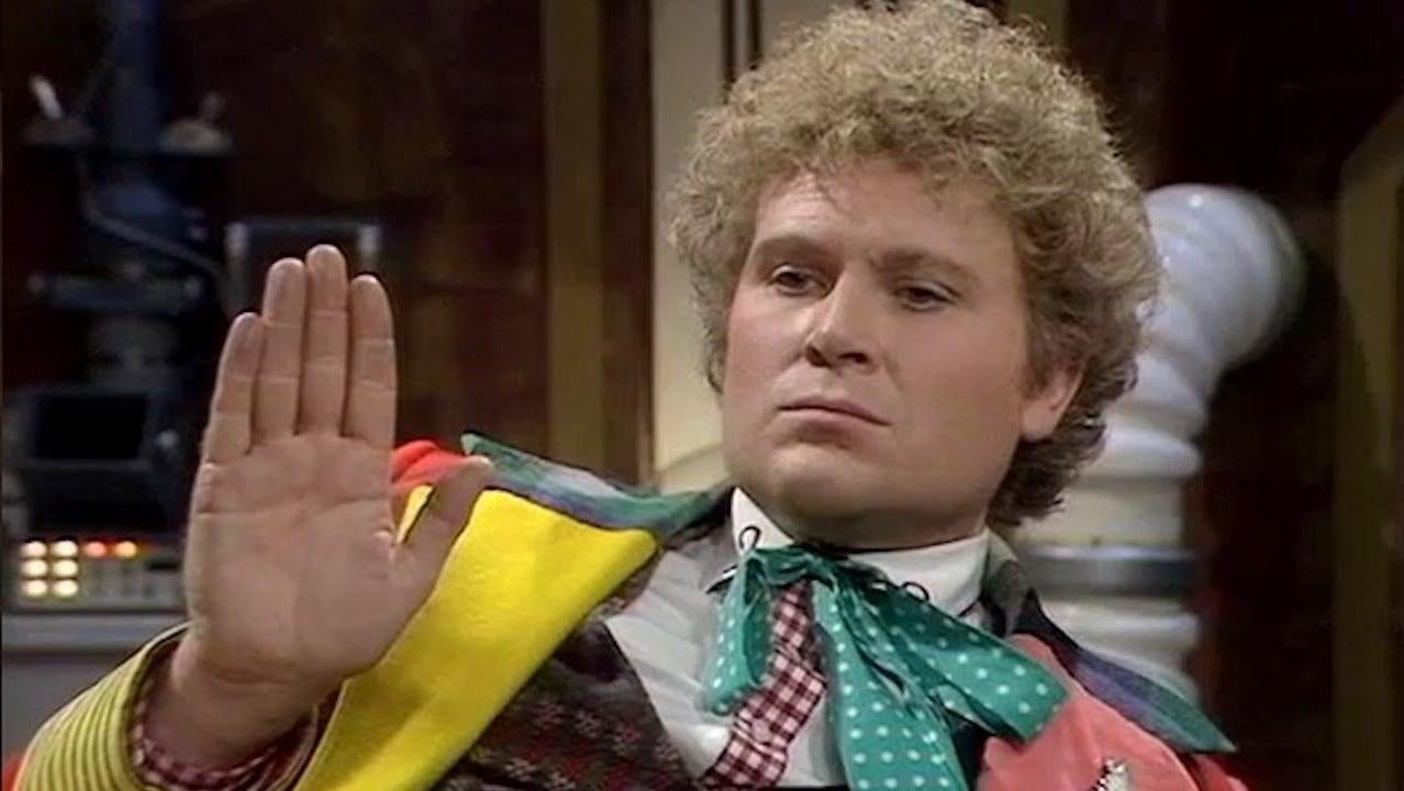 Colin Baker as the Sixth Doctor. (Image: BBC)