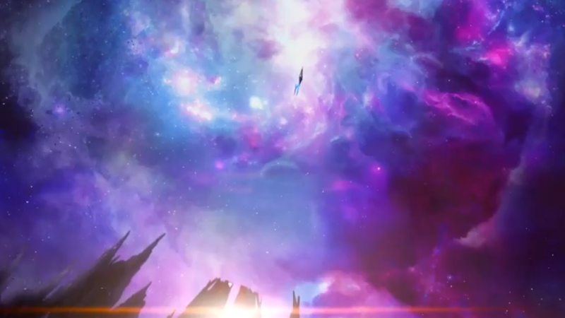 The Protostar takes flight. (Screenshot: Paramount+)