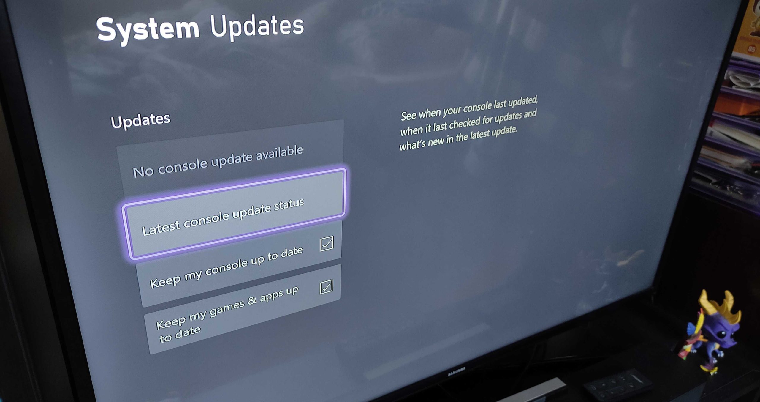xbox series x s update game settings 