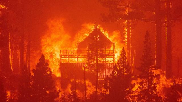 The Caldor Fire Is on South Lake Tahoe’s Doorstep as 50,000 Evacuate