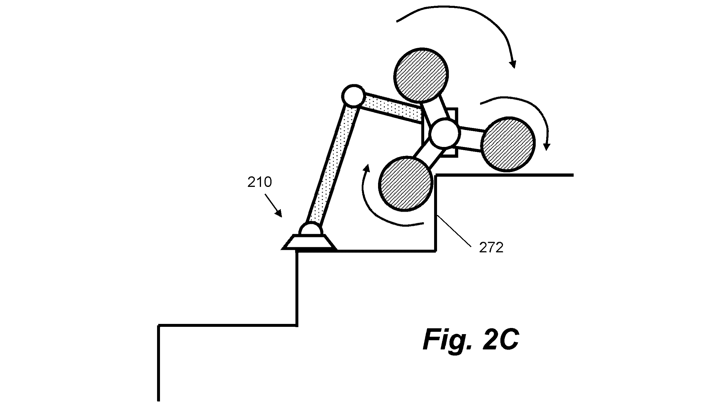 A sample figure of how the Dyson vacuum would move up and down the stairs. (Image: U.K. Intellectual Property Office)