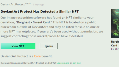 DeviantArt Is Using AI To Alert Artists When Their Work Is Stolen For NFTs