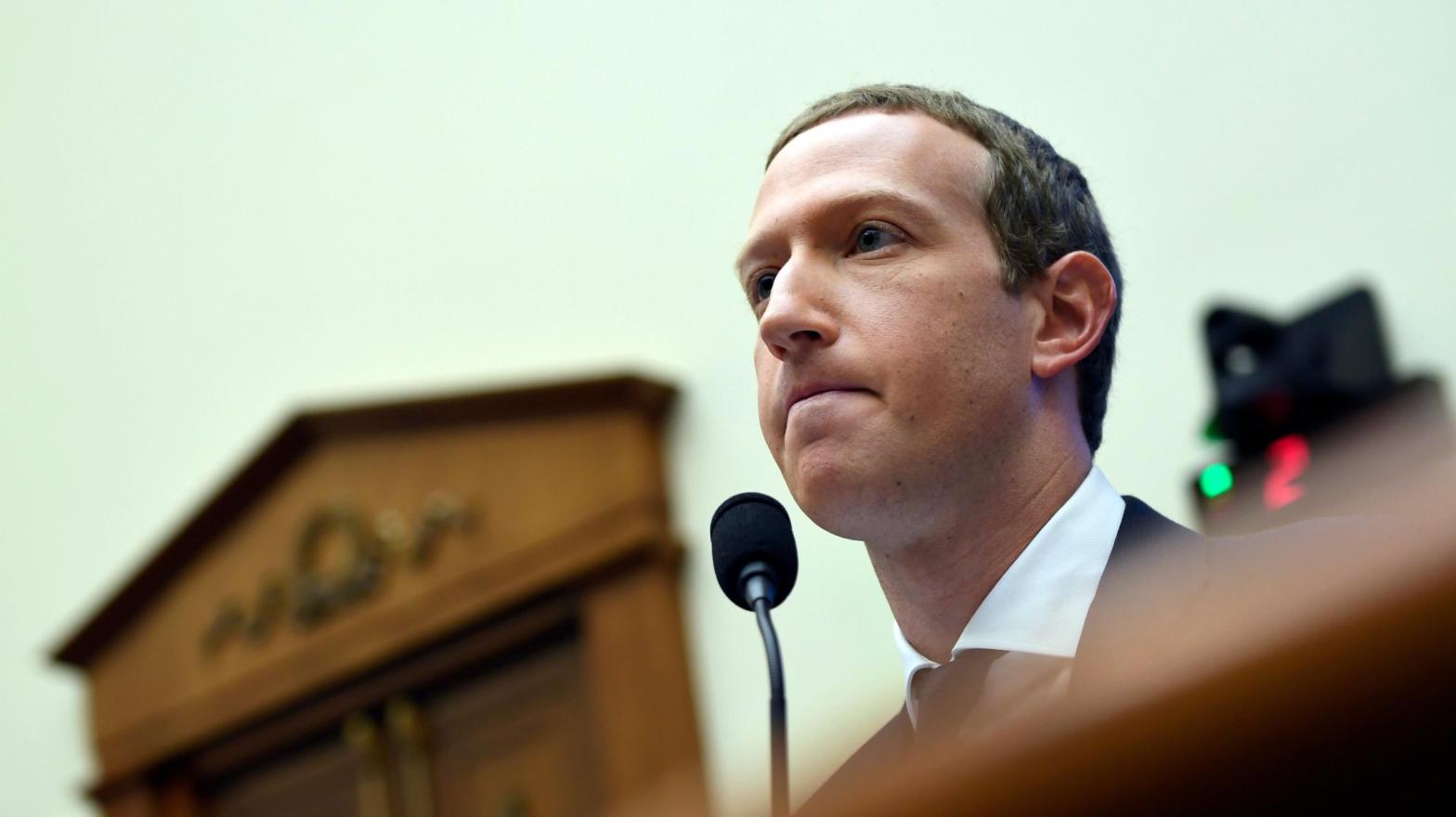 Chief Executive Officer Mark Zuckerberg testifies before the House Financial Services Committee on Capitol Hill in Washington, Oct. 23, 2019. (Photo: Susan Walsh, AP)