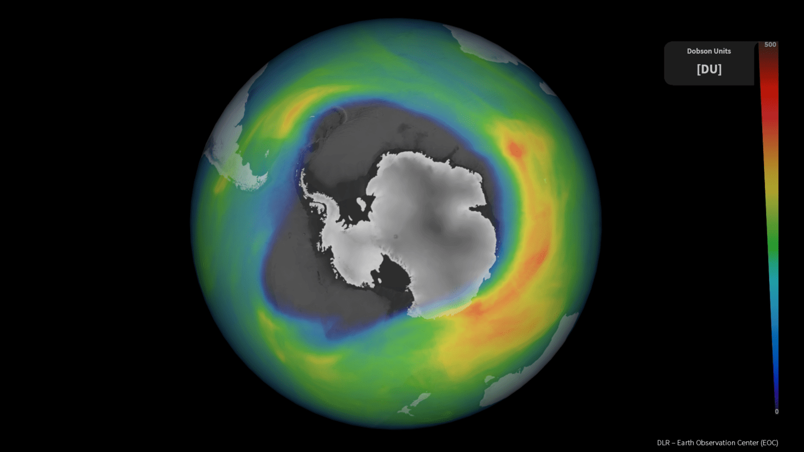 Last year's ozone hole — also not great! (Image: ESA)