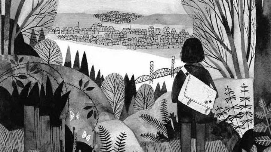 One of Carson Ellis' lovely illustrations from the Wildwood series. (Image: HarperCollins)