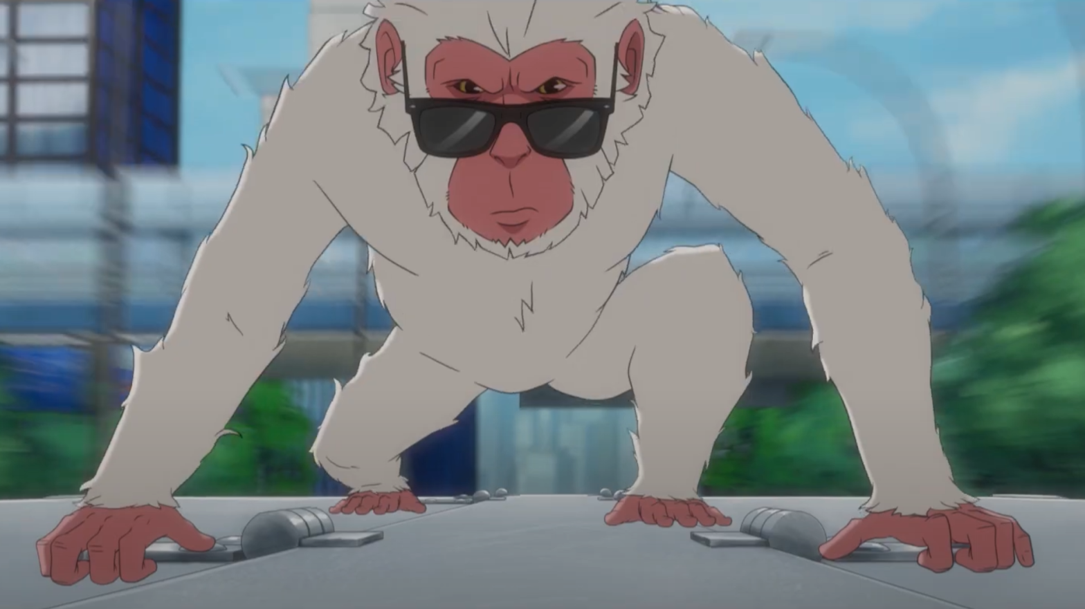 Hit Monkey's ready for some... questionably animated action. (Screenshot: Marvel/Hulu)