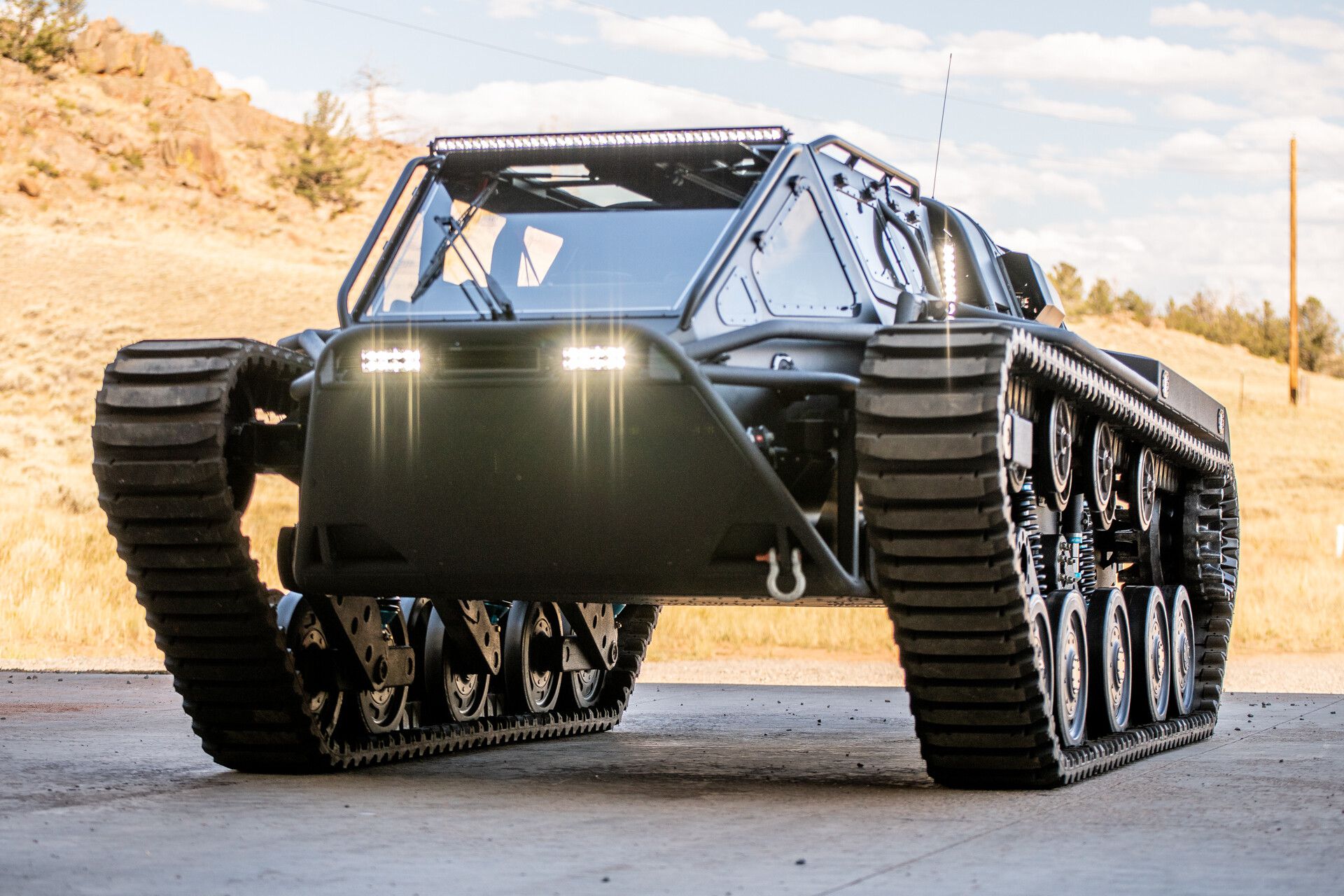 Destroy Your Foes And Everything Else In Your Path With This High-Speed Tracked Vehicle