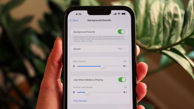 The ‘Rain Sound’ in iOS 15 Is Way More Than Just a Relaxation Tool