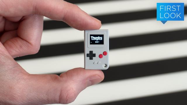 How Small Is Too Small for a Game Boy? The Thumby Might Have the Answer
