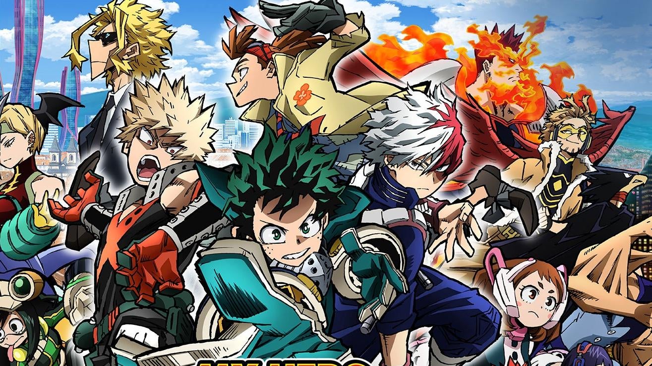 Deku and the gang get ready to go Plus Ultra again.  (Image: Funimation, Other)