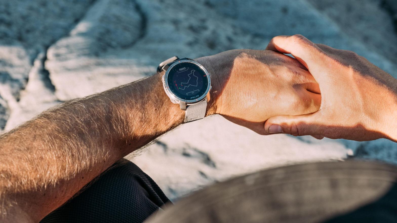 The Grit X Pro is a beefy outdoor fitness watch. (Image: Polar)