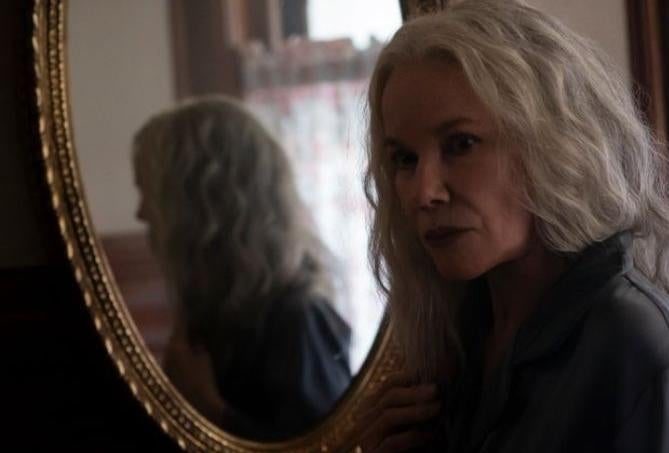Barbara Hershey as Judith, trying to settle into her unsettling new home. (Image: Amazon Studios)