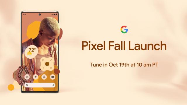 The Pixel 6 Is Officially Coming Oct. 19