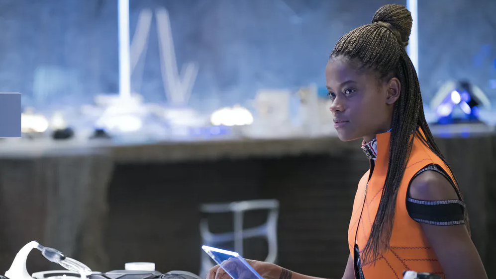 Letitia Wright as she appeared in the first Black Panther as T'Challa's sister, Shuri. (Image: Marvel Studios)