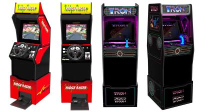 Ditch Your Sofa to Make Room for These Ridge Racer and Tron Arcade Machines