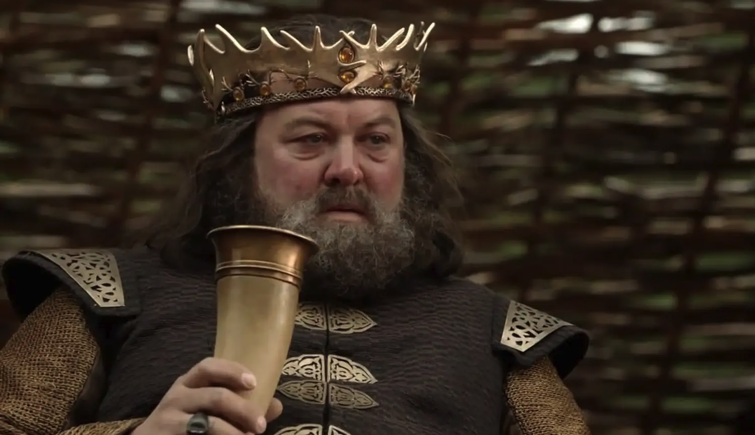 Robert Baratheon is likely to be front and centre in a new Game of Thrones stage production. (Image: HBO)