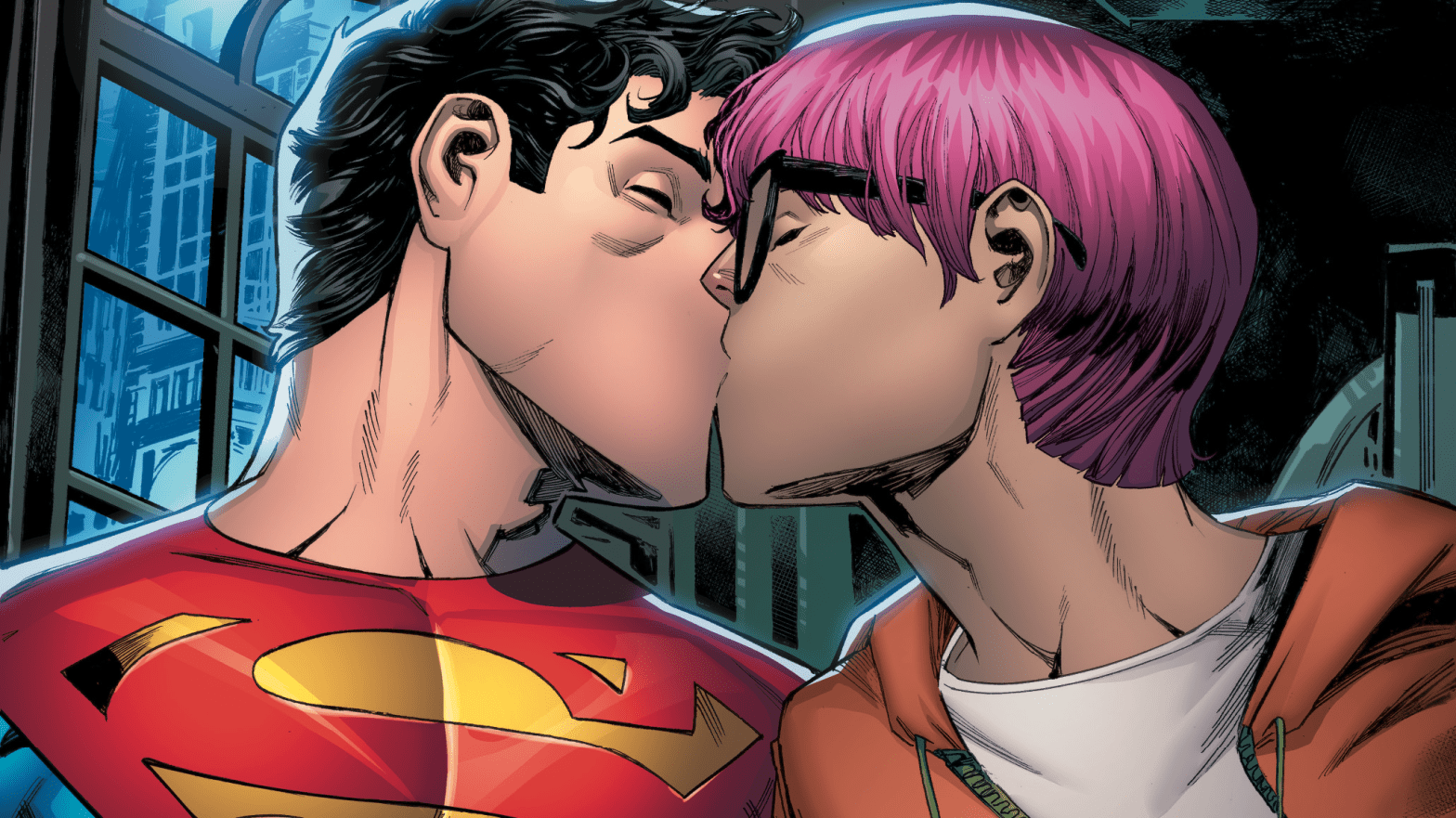 Love is in the air for Jonathan Kent, Superman. (Image: John Timms/DC Comics)