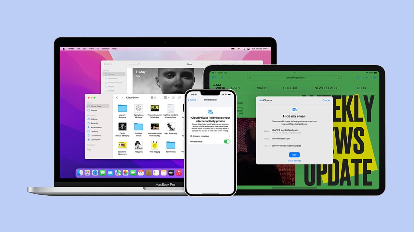 iCloud+ works across all of your Apple devices. (Image: Apple)