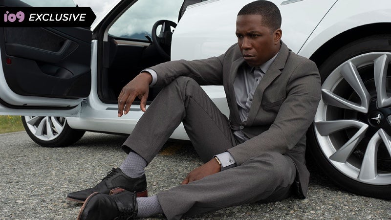 Leslie Odom Jr. in the time-travel romance Needle in a Timestack. (Image: Lionsgate)