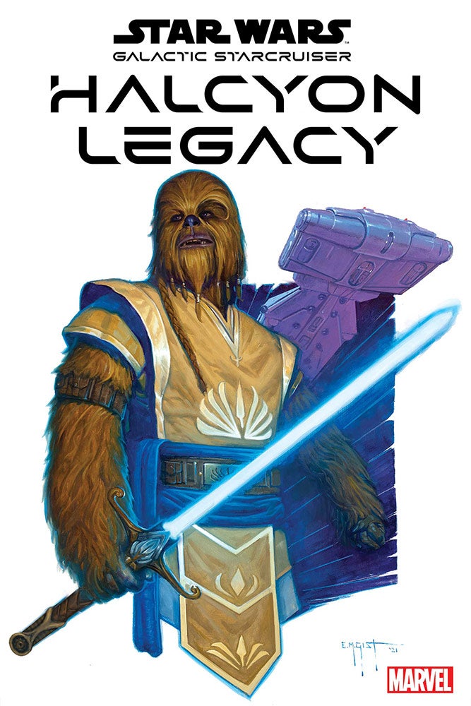 Halcyon Legacy #1's cover art by E.M. Gist. (Image: Marvel/Lucasfilm)