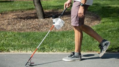 Stanford Researchers Design a High-Tech White Cane That Nudges Users Away From Obstacles
