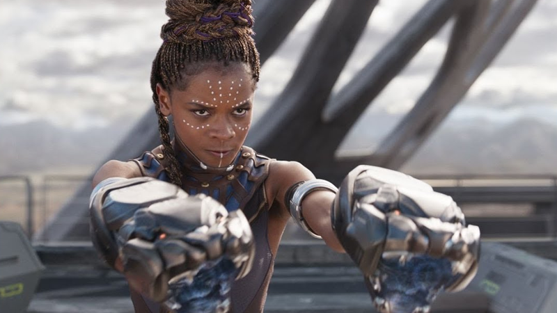Wright as she appeared as Princess Shuri in the first Black Panther. (Image: Marvel Studios)